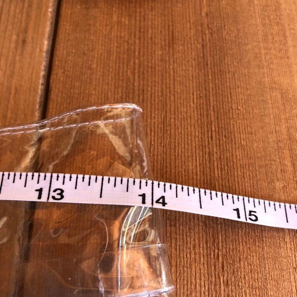 Vintage 90’s  NYC Clear PVC Plastic mini skirt with front Zip RARE - Picture 8 of 10